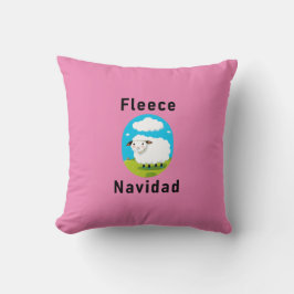 "Fleece Navidad" Weihnachten Kissen