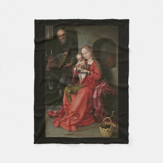 Fleecedecke "der heiligen Familie" (Vorderseite)