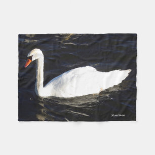 Fleecedecke des stummen Schwans