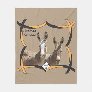 Fleecedecke, Wildtiere, Esel, Oatman, Arizona Fleecedecke