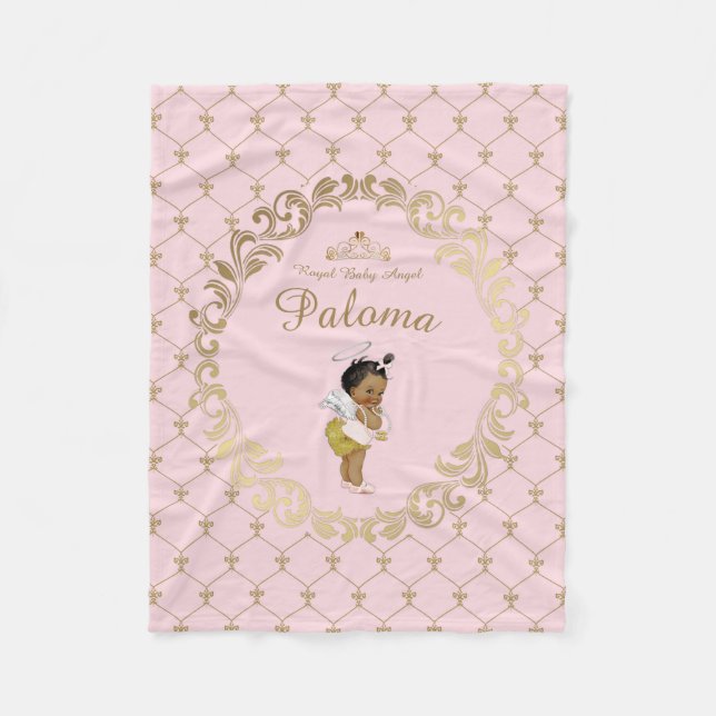 Fleecedecken, Babydusche, Babymädchen, Prinzessin, Fleecedecke (Vorderseite)
