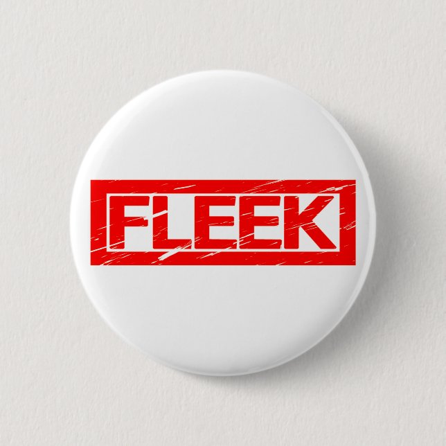 Fleek-Briefmarke Button (Vorderseite)