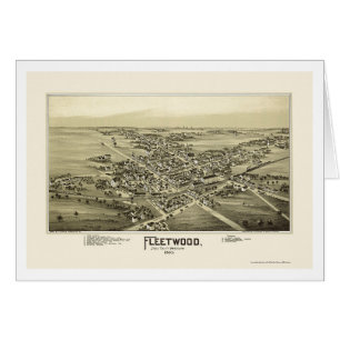 Fleetwood, carte panoramique de PA - 1893