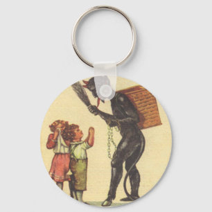 Flehentlich bitten an Krampus Schlüsselanhänger