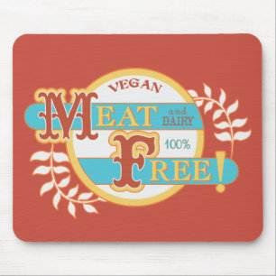 Fleisch 100% gibt veganes frei mousepad