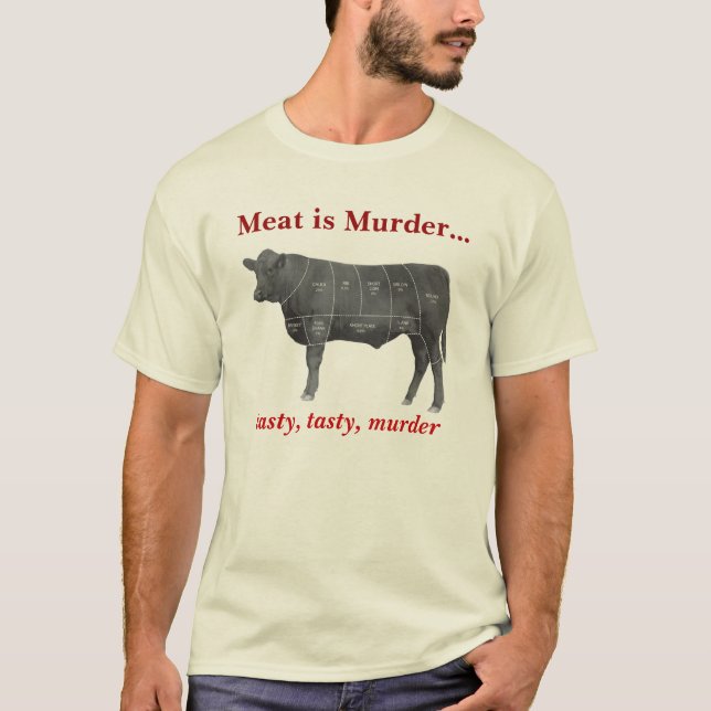 Fleisch ist Mord - Angus T-Shirt (Vorderseite)