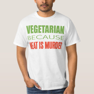 Fleisch ist Mord - Fleisch-bekämpfend T-Shirt