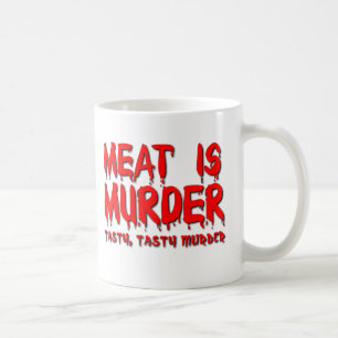 Fleisch ist Mord-lustiger Tassen-Spaß Kaffeetasse