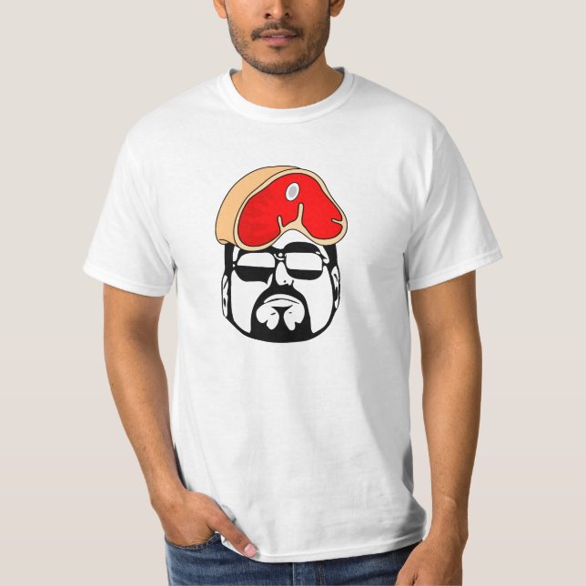 Fleisch-Kopf T-Shirt (Vorderseite)