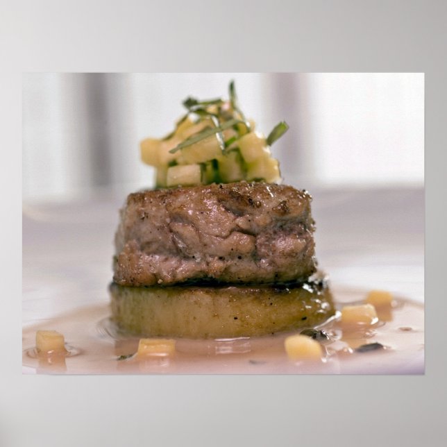 Fleisch mit Zwiebel Poster (Vorne)