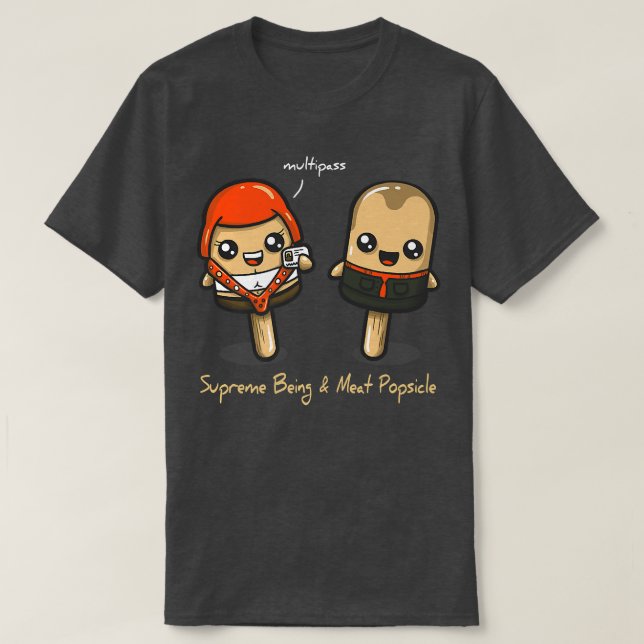 Fleisch Popsicle T-Shirt (Design vorne)
