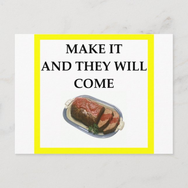 Fleisch Postkarte (Vorderseite)