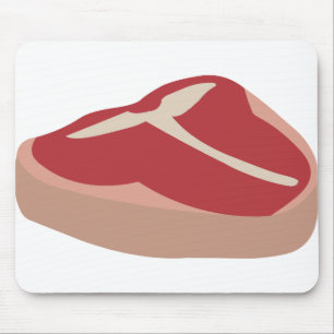 Fleisch Roh Steak Frisches Protein Schweineschlitt Mousepad