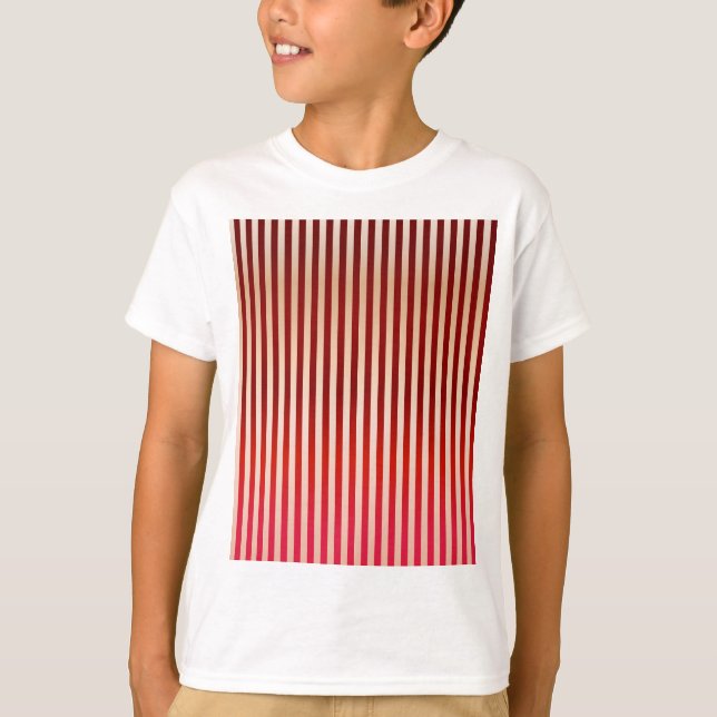 Fleisch und Blut (Streifen) T-Shirt (Vorderseite)
