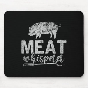 Fleisch Whisperer Grillen Grillen Rauchen Bar Mousepad