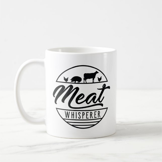 Fleisch Whisperer Kaffeetasse (Links)