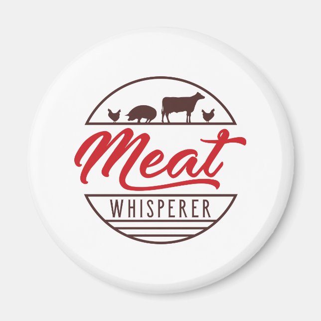 Fleisch Whisperer Magnet (Vorne)