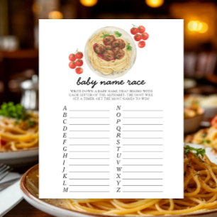 Fleischbällchen - Babyname-Rennspiel