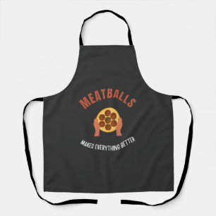 Fleischbällchen machen alles besser schürze
