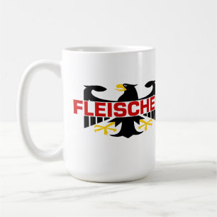 Fleischer Familienname Kaffeetasse