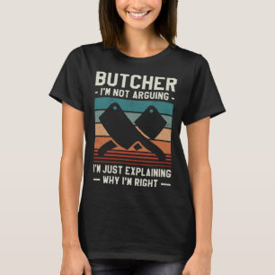 Fleischer Ich streite nicht Ich erkläre nur warum T-Shirt
