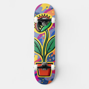 Fleischfressende Pflanze Skateboard – Urban Art De