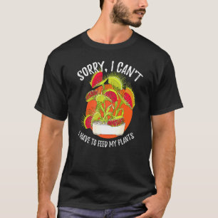 Fleischfressende Pflanze Venusfliegenfalle Tut mir T-Shirt