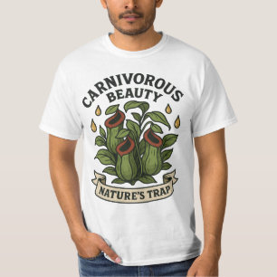 Fleischfressende Schönheit Naturfalle Kannenpflanz T-Shirt