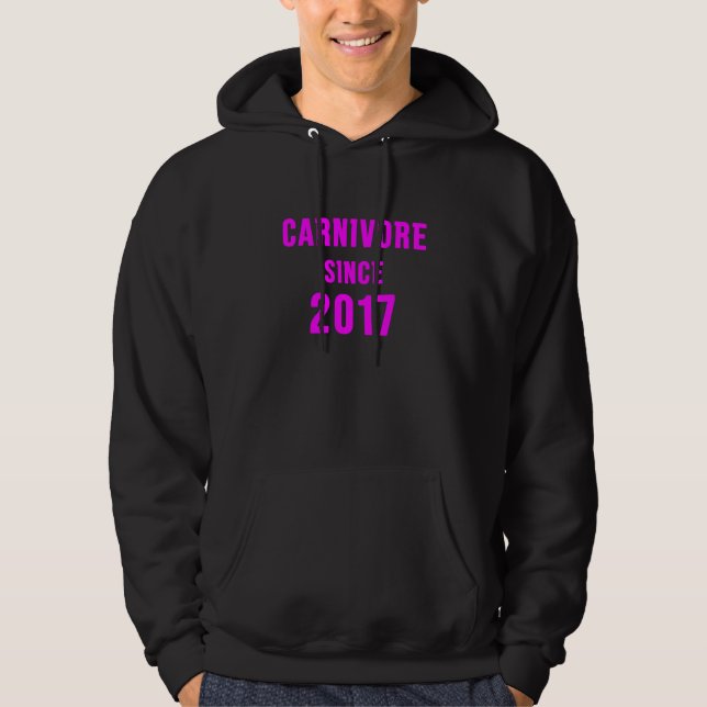 Fleischfresser seit 2017 3 hoodie (Vorderseite)