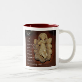 Fleischgewordener Becher Zweifarbige Tasse