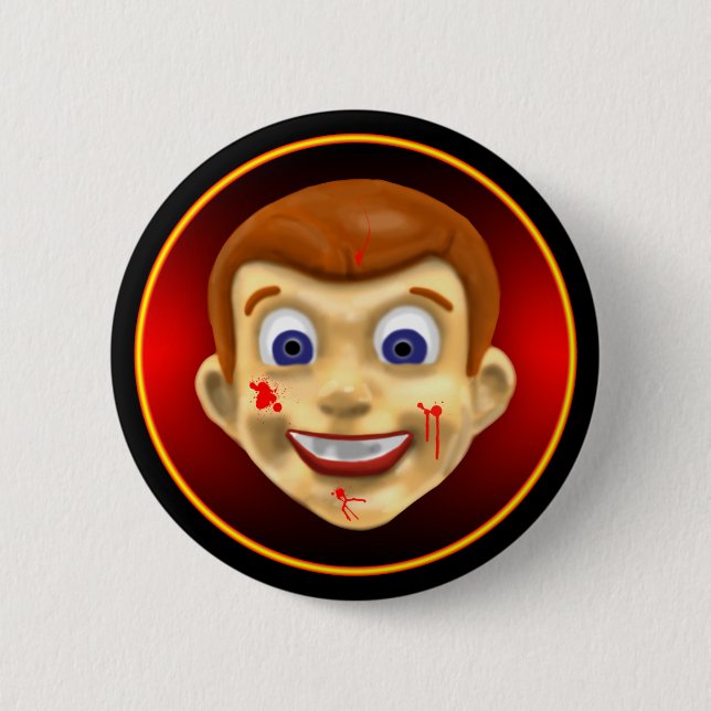 Fleischiges Meetz Button (Vorderseite)