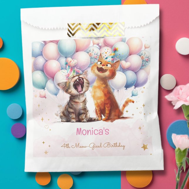 Fleischkatzen Meow-Gary-Kindergeburtstag Geschenktütchen (Von Creator hochgeladen)