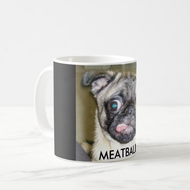 FLEISCHKLÖSCHEN KAFFEETASSE (Vorderseite Links)