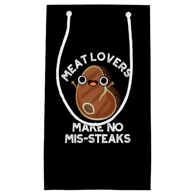 Fleischliebhaber machen keine Mis-Steaks zum Fress Kleine Geschenktüte (Vorderseite)
