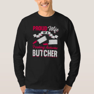 Fleischmann Frau Metzgerei Fleischmarkt Schlachtho T-Shirt
