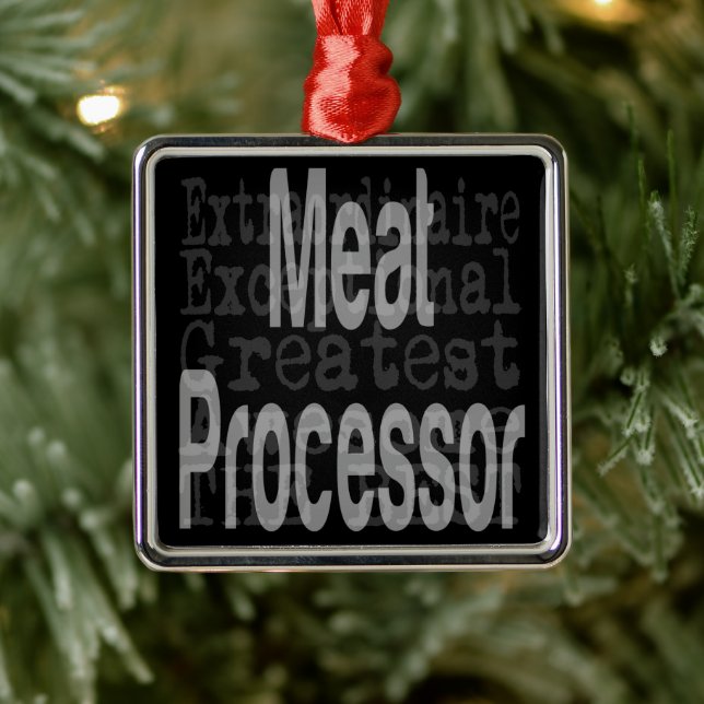Fleischprozessor Ornament Aus Metall (Baum)