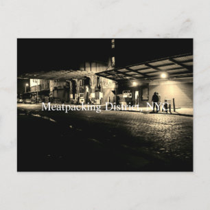 Fleischverpackungsviertel Postkarte