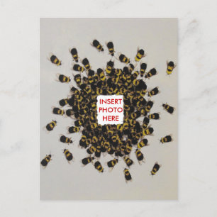 Fleißige Biene FOTO EINFÜGEN Postkarte