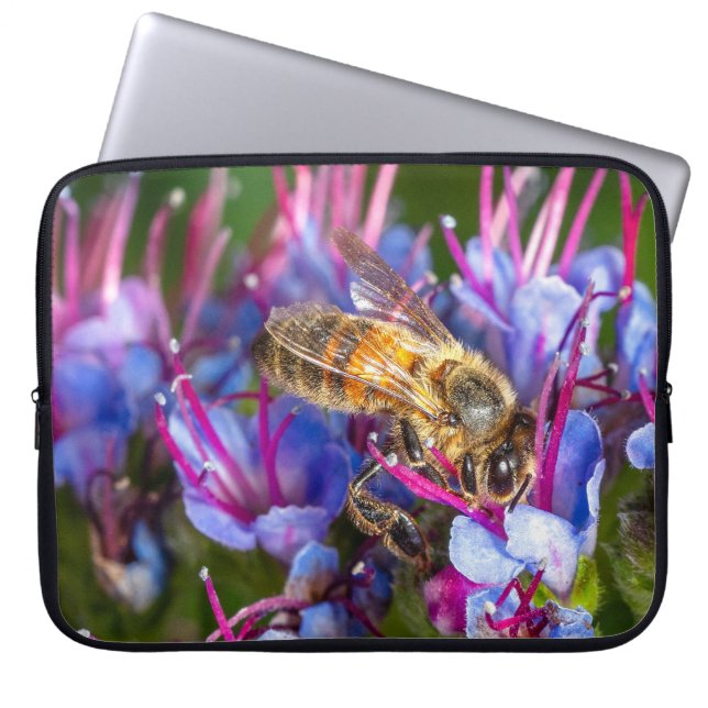 Fleißige Biene Laptopschutzhülle (Vorderseite)