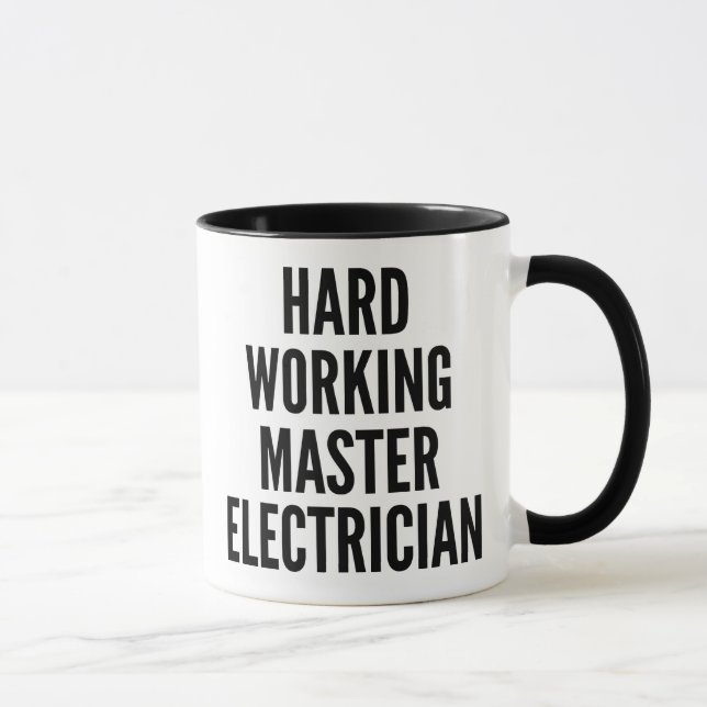 fleißige Master Electrical Tasse (Rechts)