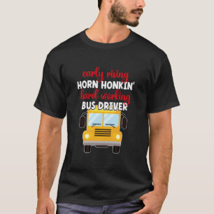 Fleißiger Busfahrer Schulbusfahrer T-Shirt