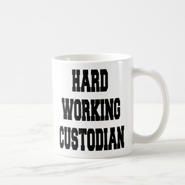 fleißiger Custodian Kaffeetasse (Rechts)