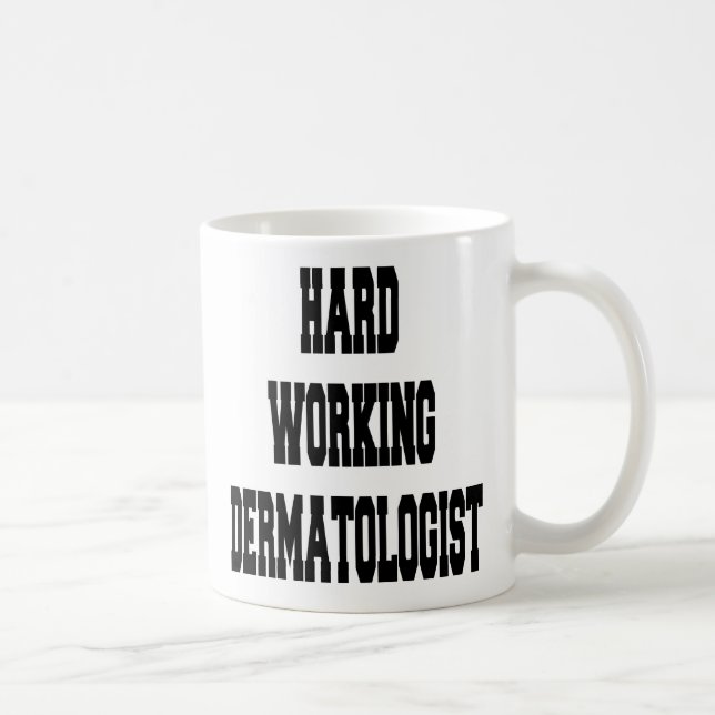 fleißiger Dermatologe Kaffeetasse (Rechts)