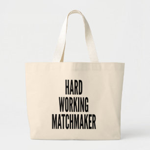 fleißiger Matchmaker Jumbo Stoffbeutel
