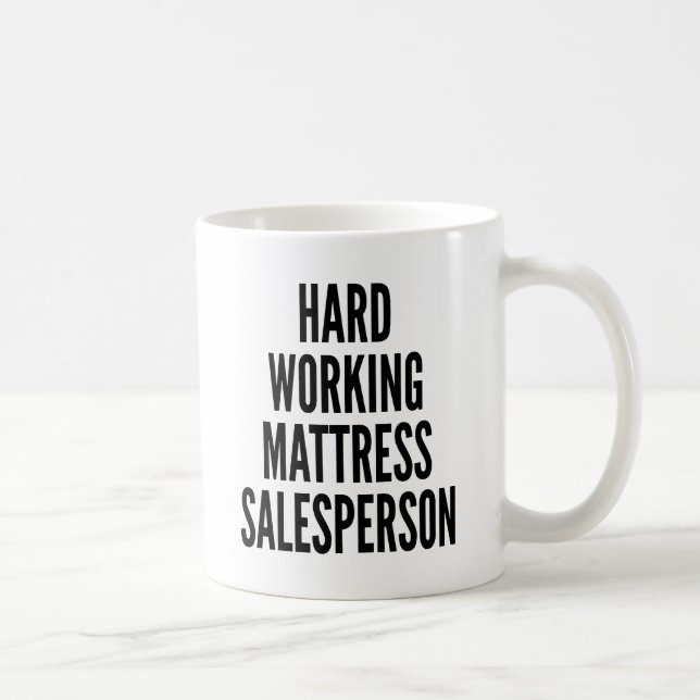 fleißiger Verkäufer Kaffeetasse (Rechts)