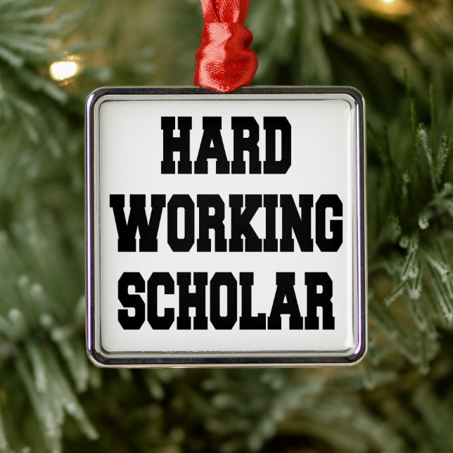 fleißiger Wissenschaftler Ornament Aus Metall (Baum)