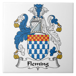 Fleming Familienwappen Fliese
