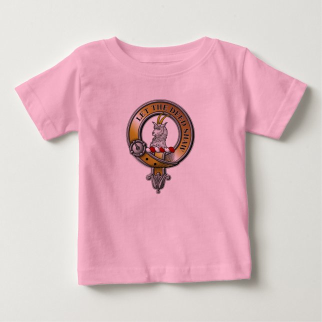 Fleming-Wappen-Abzeichen Baby T-shirt (Vorderseite)