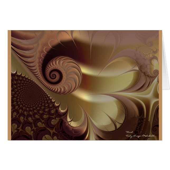 Flesh Beautiful Abstrait Fine Art Fractal (Devant Horizontal)
