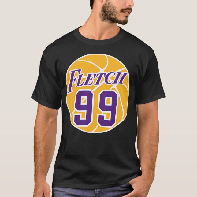 Fletch 99 Basketball - La Lakers Style T-Shirt (Vorderseite)